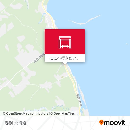 春別地図