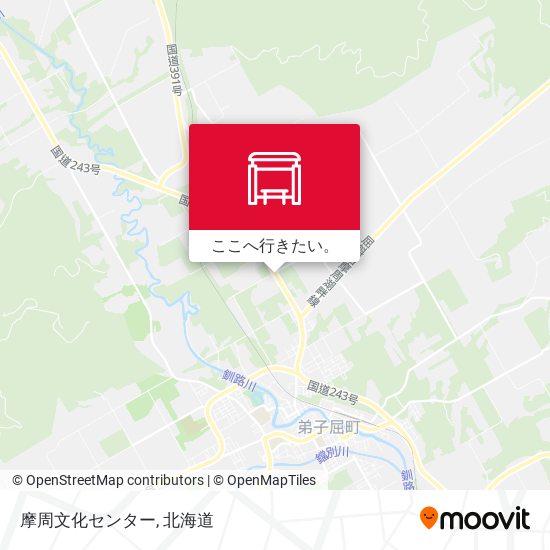 摩周文化センター地図