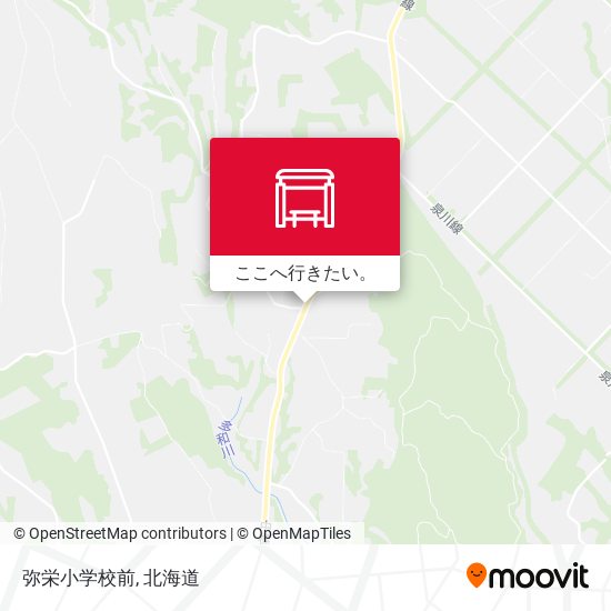 弥栄小学校前地図
