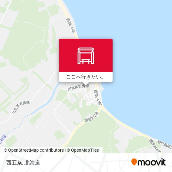 西五条地図