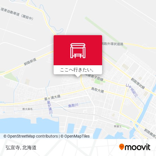 弘宣寺地図