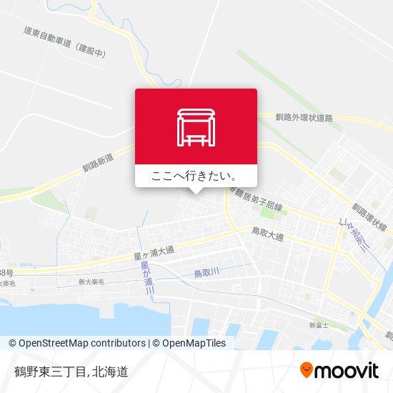 鶴野東三丁目地図