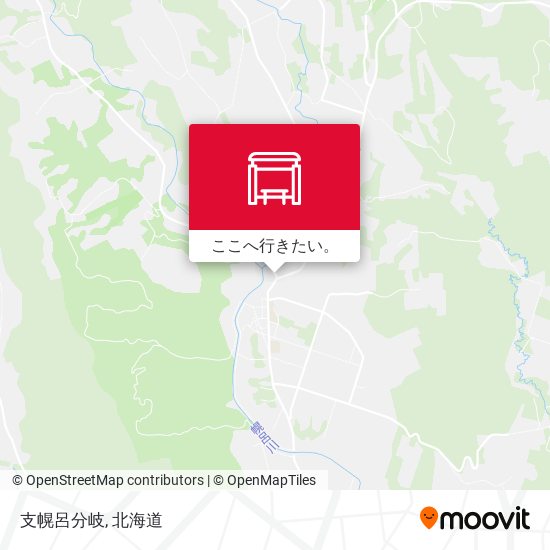 支幌呂分岐地図