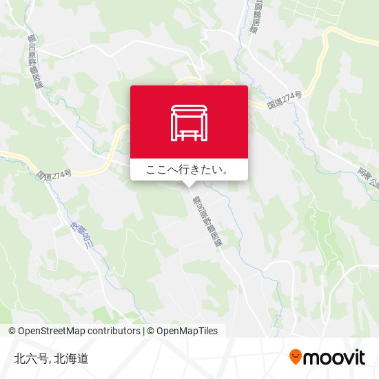 北六号地図