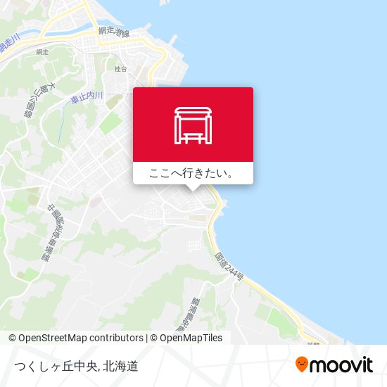 つくしヶ丘中央地図