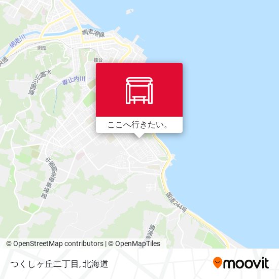 つくしヶ丘二丁目地図