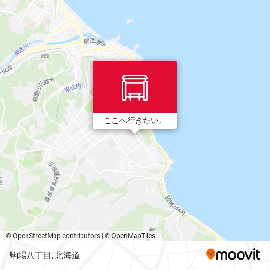 駒場八丁目地図