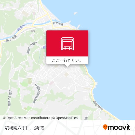 駒場南六丁目地図