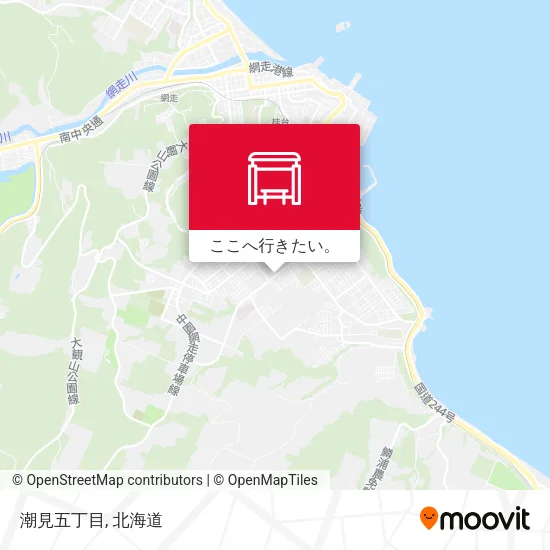 潮見五丁目地図
