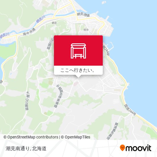 潮見南通り地図