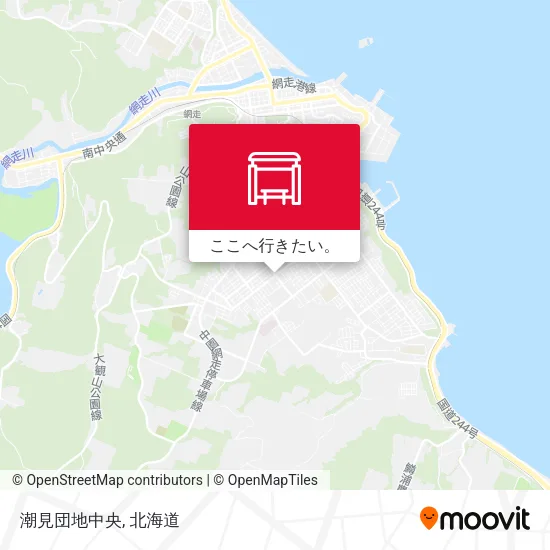 潮見団地中央地図