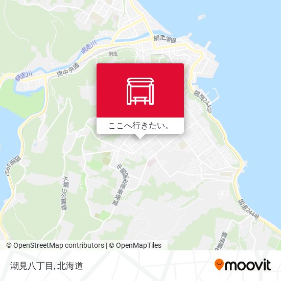潮見八丁目地図