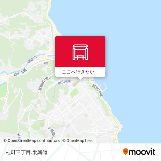 桂町三丁目地図
