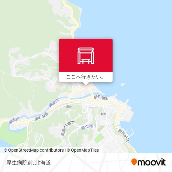 厚生病院前地図