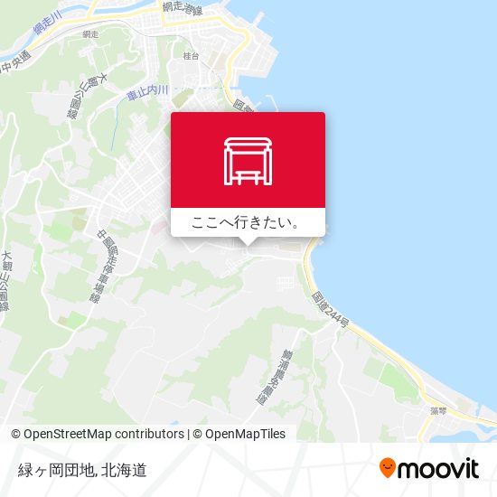 緑ヶ岡団地地図