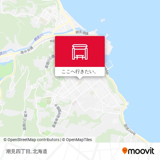 潮見四丁目地図