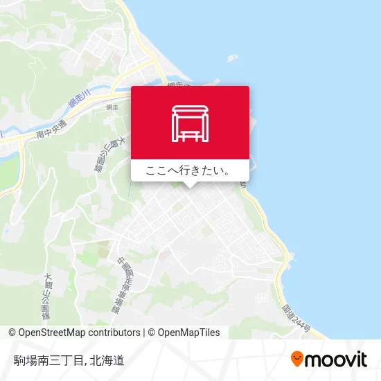 駒場南三丁目地図
