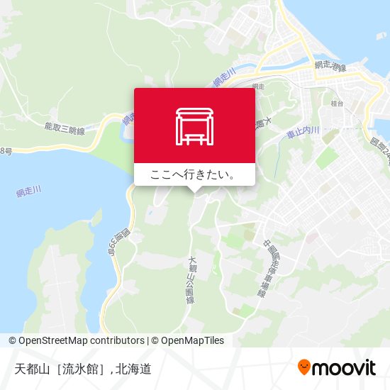 天都山［流氷館］地図