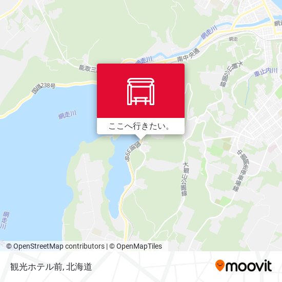 観光ホテル前地図