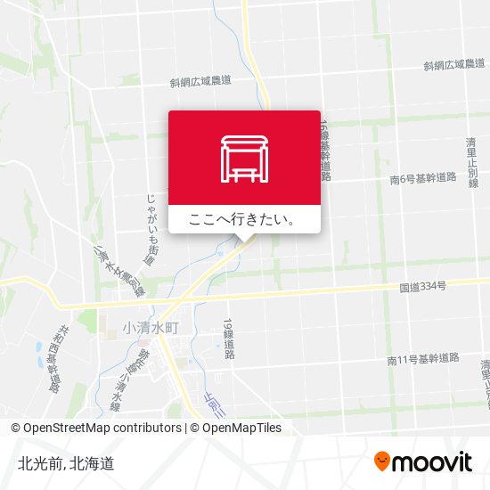 北光前地図