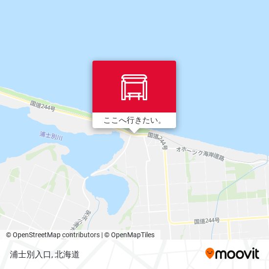 浦士別入口地図