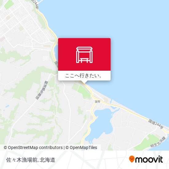 佐々木漁場前地図