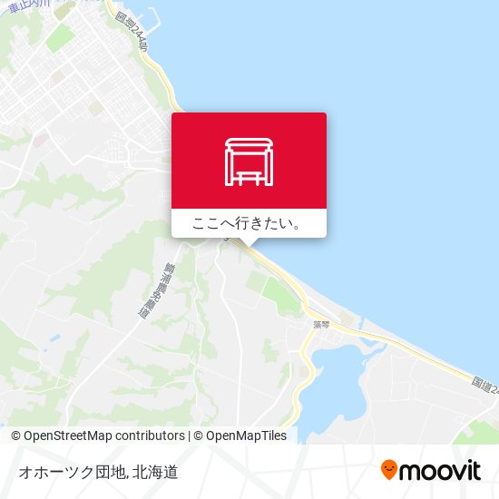 オホーツク団地地図