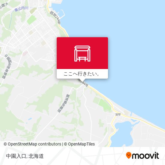 中園入口地図