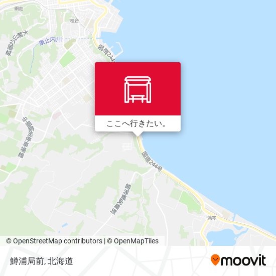 鱒浦局前地図