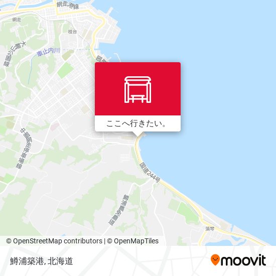 鱒浦築港地図