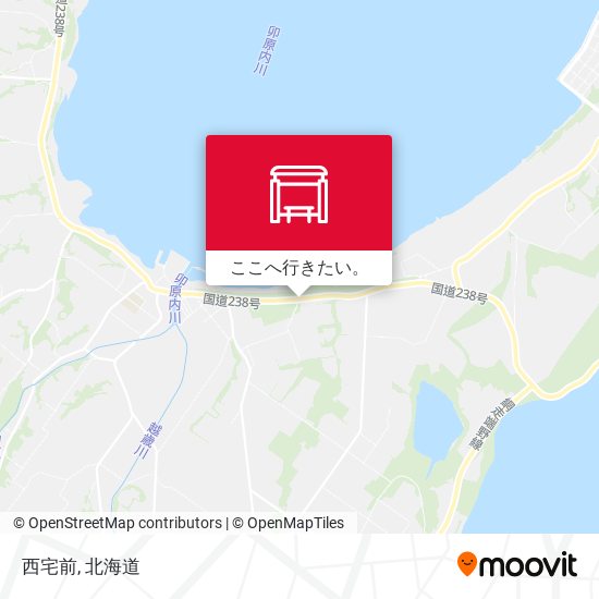 西宅前地図