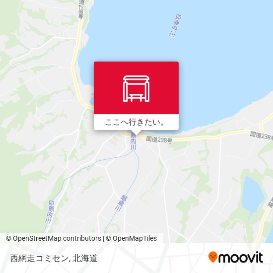 西網走コミセン地図