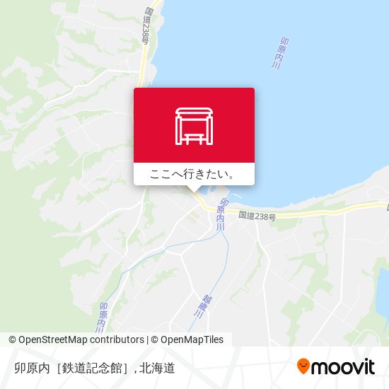卯原内［鉄道記念館］地図