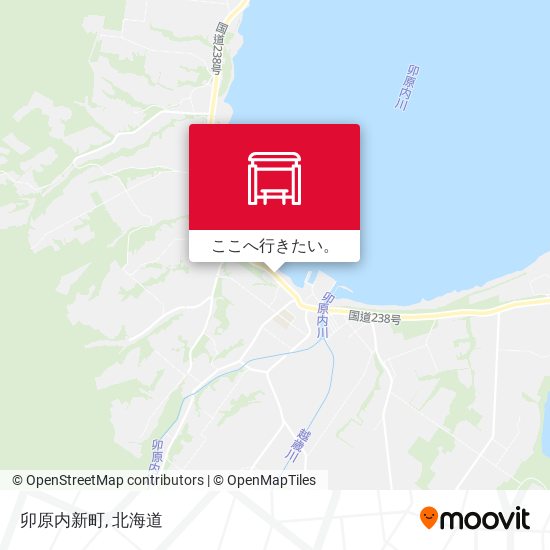 卯原内新町地図