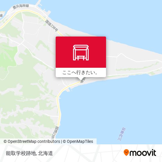 能取学校跡地地図