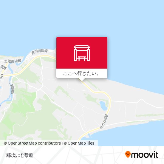 郡境地図