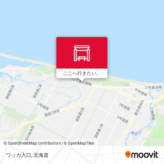 ワッカ入口地図