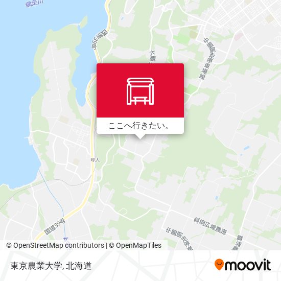 東京農業大学地図
