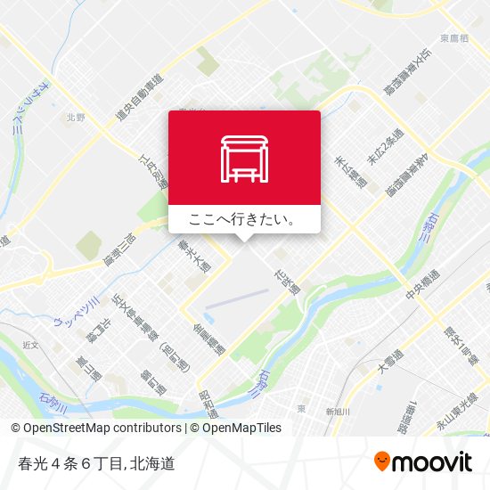 春光４条６丁目地図