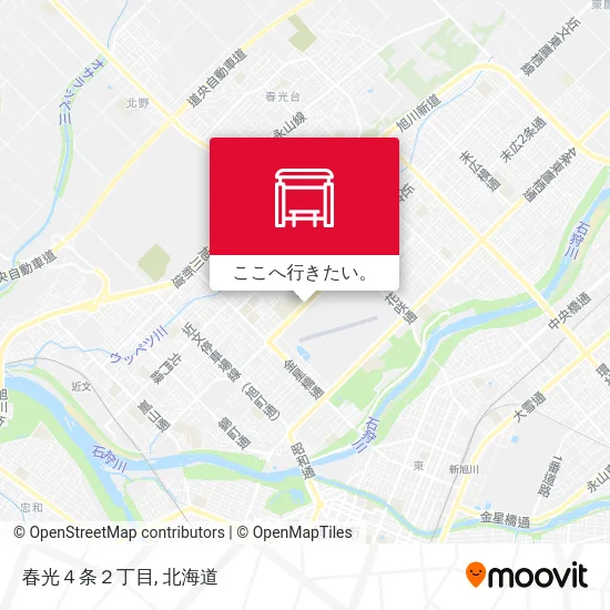 春光４条２丁目地図