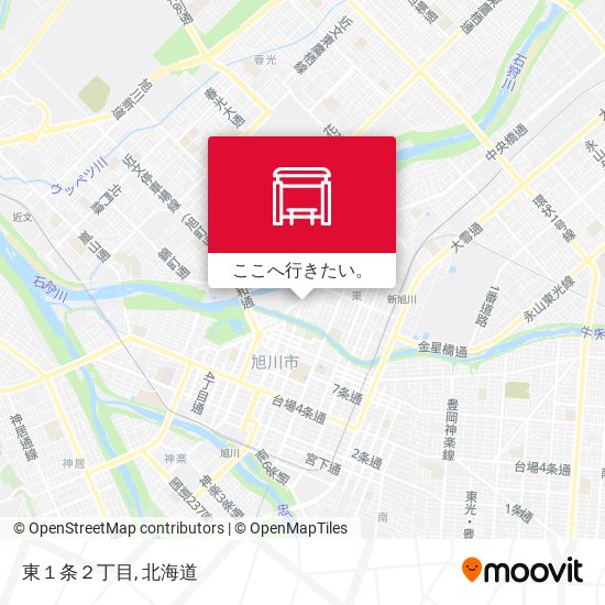 東１条２丁目地図