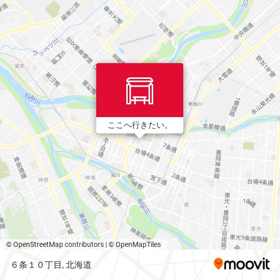６条１０丁目地図