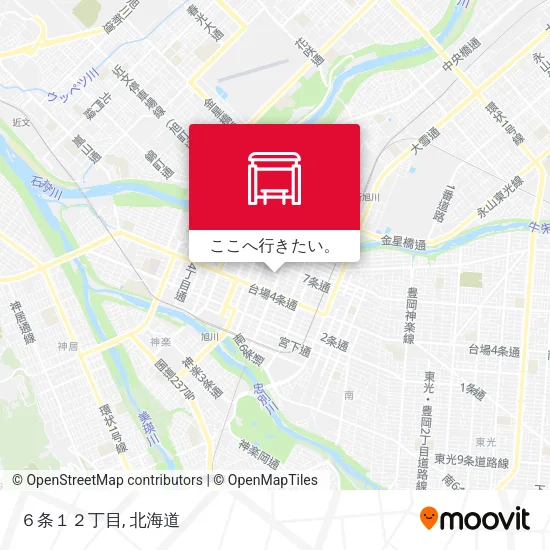 ６条１２丁目地図