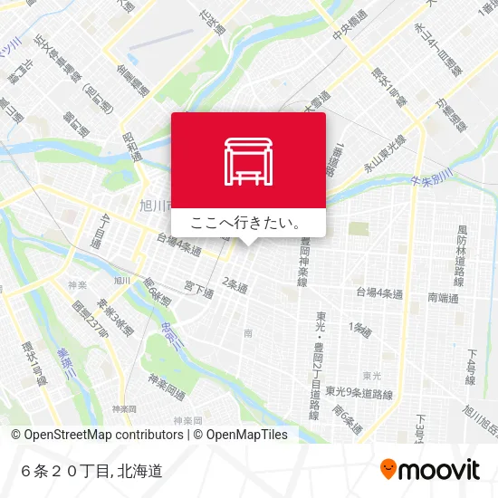 ６条２０丁目地図