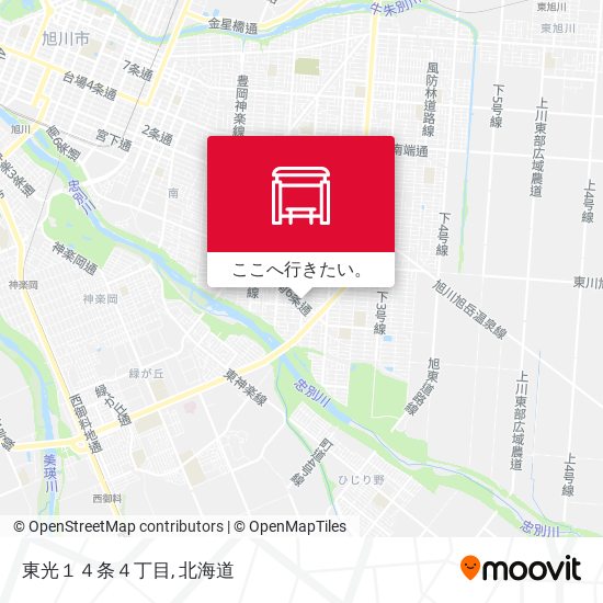 東光１４条４丁目地図