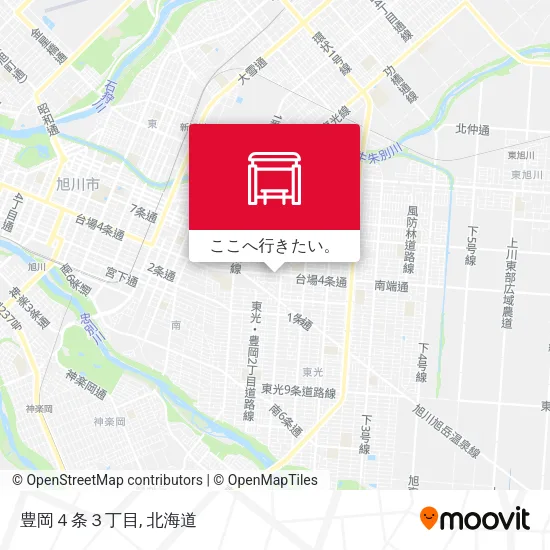 豊岡４条３丁目地図