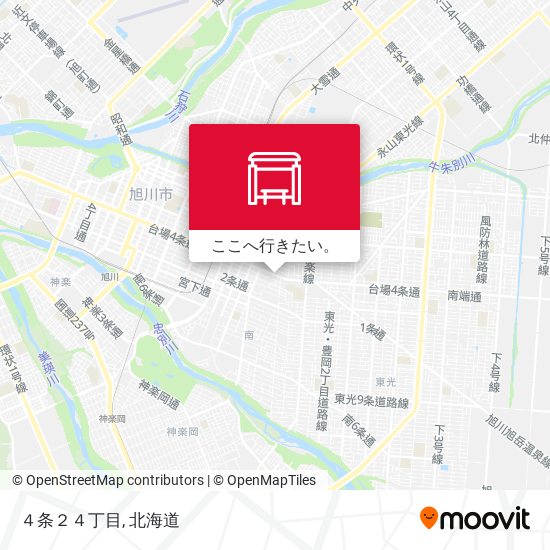 ４条２４丁目地図