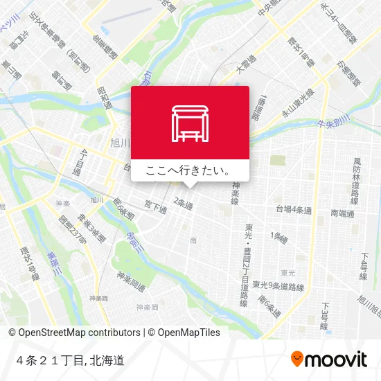 ４条２１丁目地図