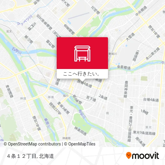 ４条１２丁目地図