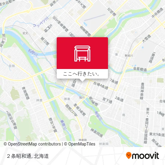 ２条昭和通地図